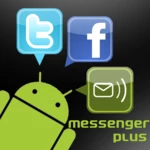 messenger plus android application logo